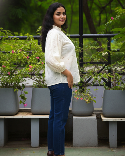 Hakoba Heven Off-White Shirt