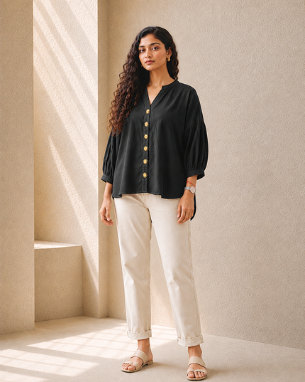 Shadowkiss Sun Blouse Cotton Shirt