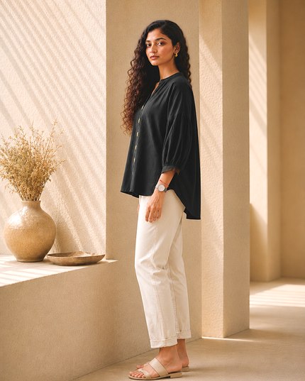 Shadowkiss Sun Blouse Cotton Shirt
