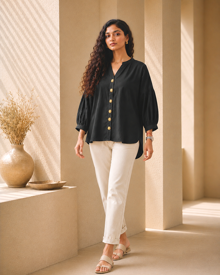 Shadowkiss Sun Blouse Cotton Shirt
