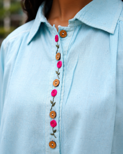 Aqua Whisper Pure Cotton Shirt