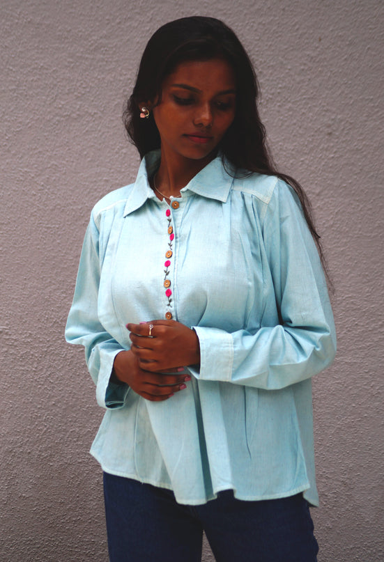 Aqua Whisper Pure Cotton Shirt