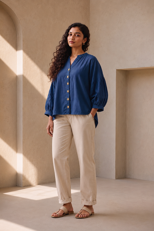 Midsea Sun Blouse Cotton Shirt