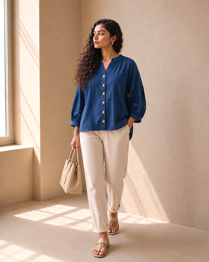 Midsea Sun Blouse Cotton Shirt