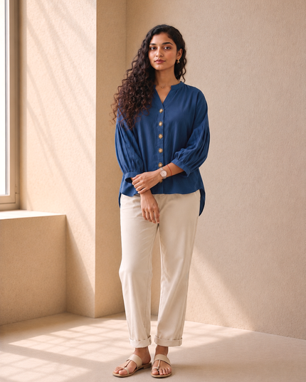 Midsea Sun Blouse Cotton Shirt