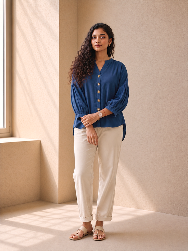 Midsea Sun Blouse Cotton Shirt