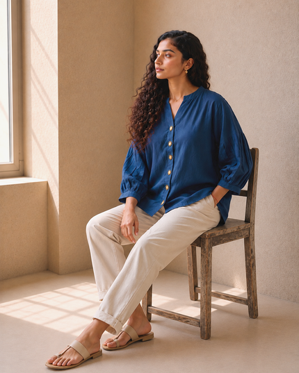 Midsea Sun Blouse Cotton Shirt