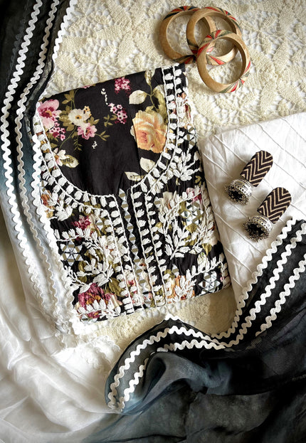COTTON CHIFFON SUIT SET
