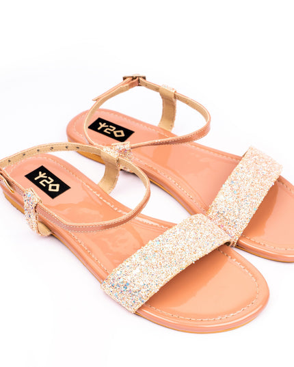 Roseate Glitter Flats