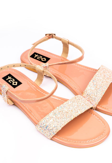 Roseate Glitter Flats