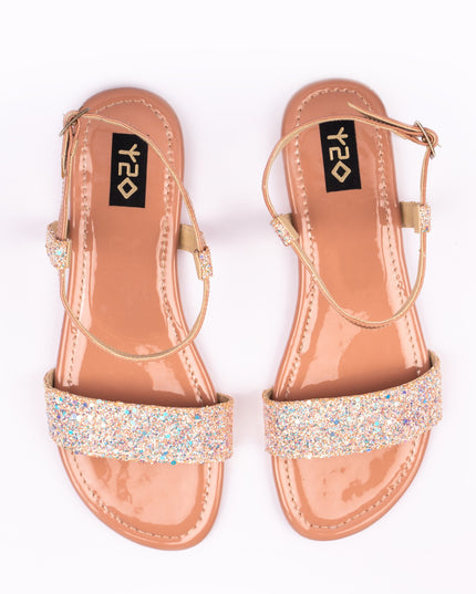 Roseate Glitter Flats