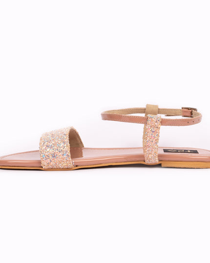 Roseate Glitter Flats