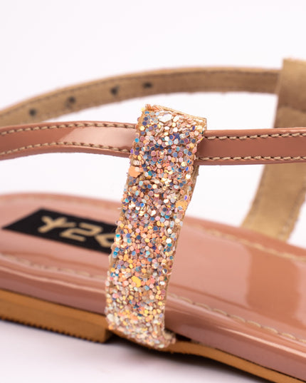 Roseate Glitter Flats