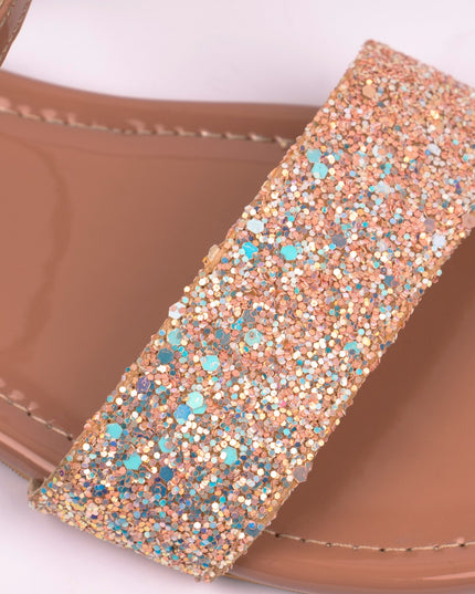 Roseate Glitter Flats