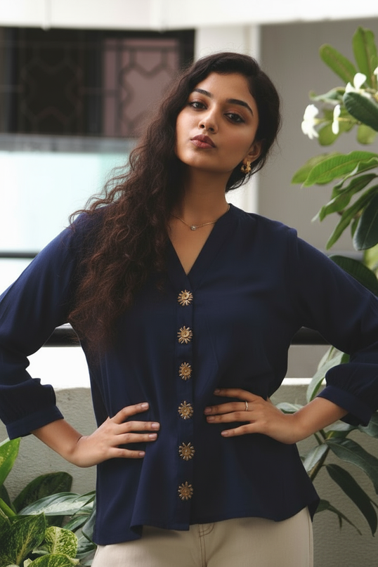 Midsea Sun Blouse Cotton Shirt