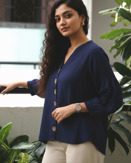 Midsea Sun Blouse Cotton Shirt